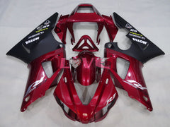 MOTUL - Red wine Black Fairings and Bodywork For 1998-1999 YZF-R1 #LF3584