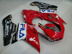 FILA - Red Black Fairings and Bodywork For 2008-2013 848 #LF5683