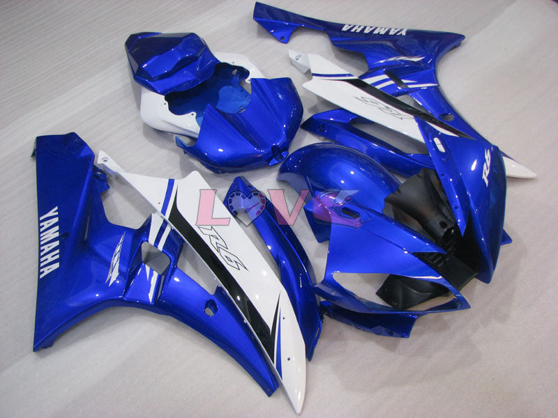 Flame - Blue Fairings and Bodywork For 2006-2007 YZF-R6 #LF3462