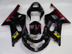 Factory Style - Red Black Fairings and Bodywork For 2001-2003 GSX-R600 #LF4247
