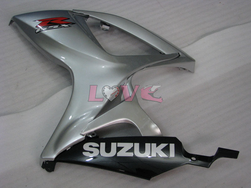 Factory Style - Black Silver Fairings and Bodywork For 2006-2007 GSX-R600 #LF6269
