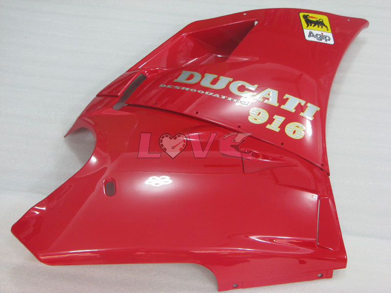 Factory Style - Red White Fairings and Bodywork For 1994-1998 916 #LF3182