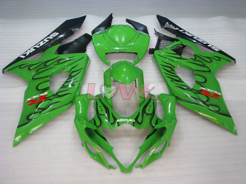 Customize - Green Fairings and Bodywork For 2005-2006 GSX-R1000 #LF3849