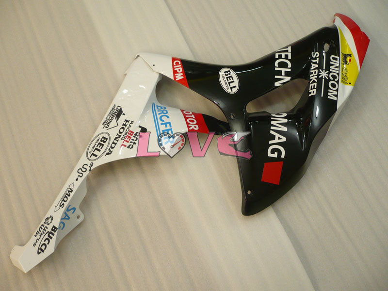 Factory Style - White Black Fairings and Bodywork For 2006-2007 CBR1000RR #LF7199