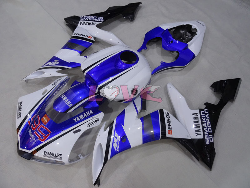 ENEOS - Blue White Black Fairings and Bodywork For 2004-2006 YZF-R1 #LF3697