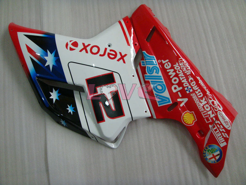 Xerox - Red White Fairings and Bodywork For 2007-2009 1098 #LF3137