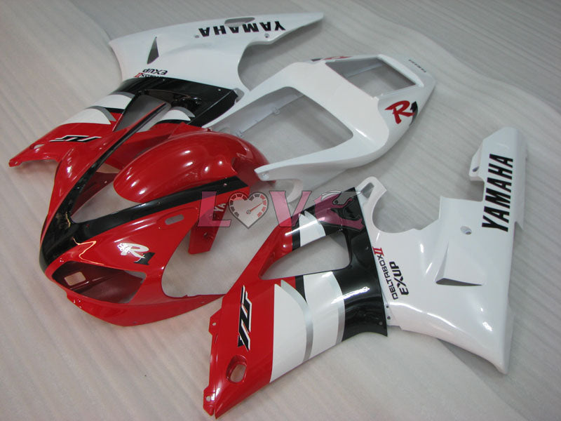 Factory Style - Red White Fairings and Bodywork For 2000-2001 YZF-R1 #LF3613