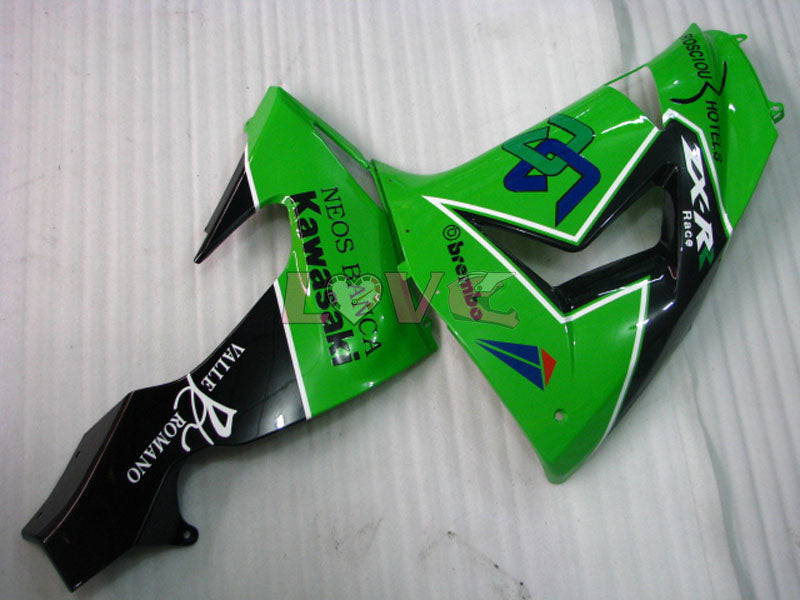 Factory Style - Green Black Fairings and Bodywork For 2006-2007 NINJA ZX-10R #LF6268