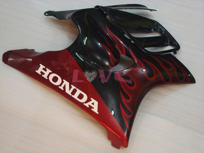 Flame - Red Black Fairings and Bodywork For 1997-1998 CBR600F3 #LF4527