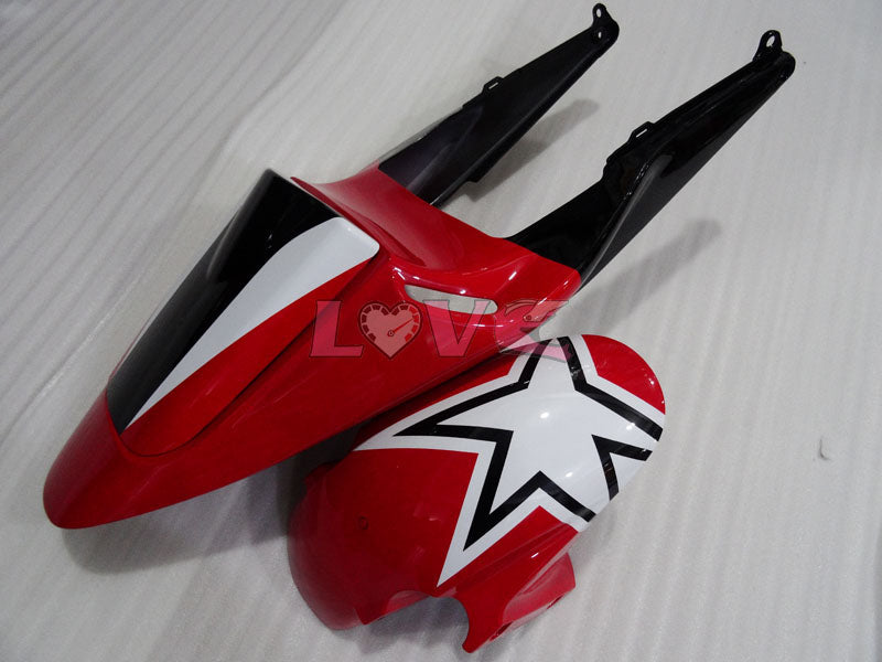 Customize - Red White Black Fairings and Bodywork For 2003-2004 CBR600RR #LF4456