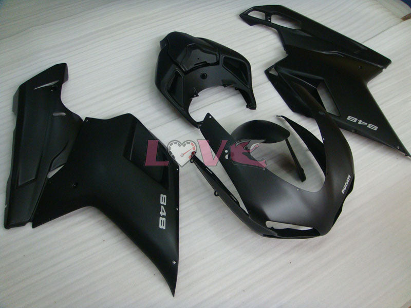Factory Style - Black Matte Fairings and Bodywork For 2008-2013 848 #LF5687