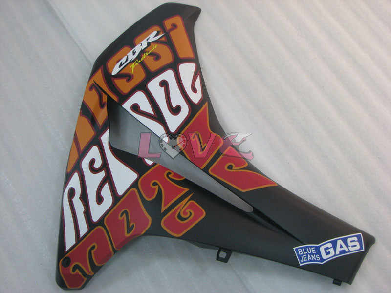Rossi - Orange Black Fairings and Bodywork For 2008-2011 CBR1000RR #LF4339