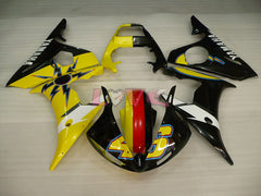 Factory Style - Yellow Black Fairings and Bodywork For 2003-2004 YZF-R6 #LF6910