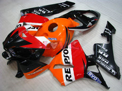 MICHELIN RK Repsol - Orange Black Fairings and Bodywork For 2005-2006 CBR600RR #LF7486