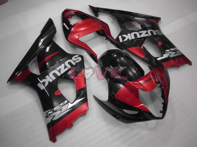 Factory Style - Black Matte Fairings and Bodywork For 2003-2004 GSX-R1000 #LF6000