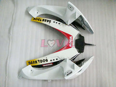 MOTUL VIRU - White Black Fairings and Bodywork For 2006-2007 GSX-R600 #LF6252