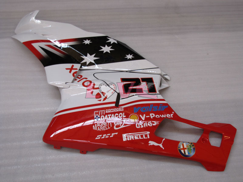 Xerox - Red White Black Fairings and Bodywork For 2003-2004 999 #LF3220