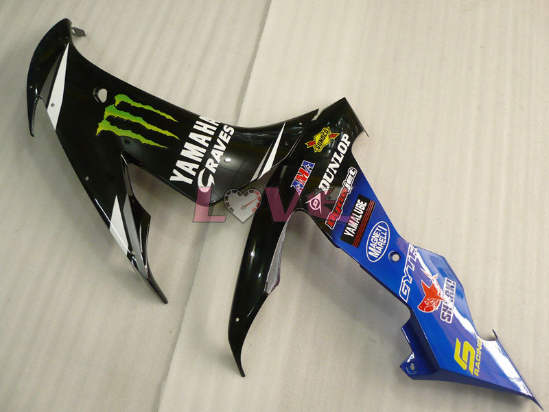 DUNLOP Monster - Blue Black Fairings and Bodywork For 2004-2006 YZF-R1 #LF6997