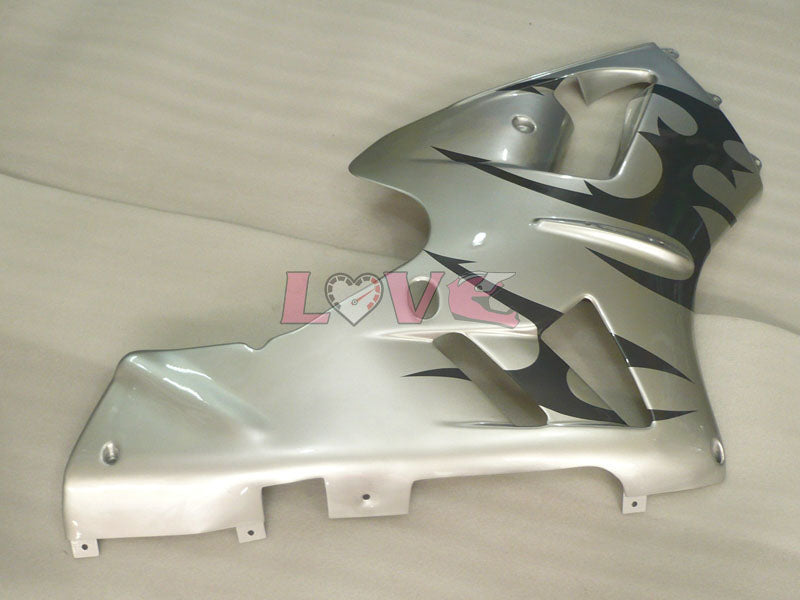 Factory Style - Black Silver Fairings and Bodywork For 2002-2005 NINJA ZX-12R #LF3240