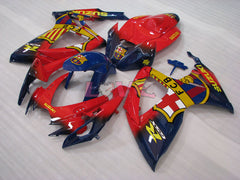 FCB - Red Black Fairings and Bodywork For 2006-2007 GSX-R750 #LF4016