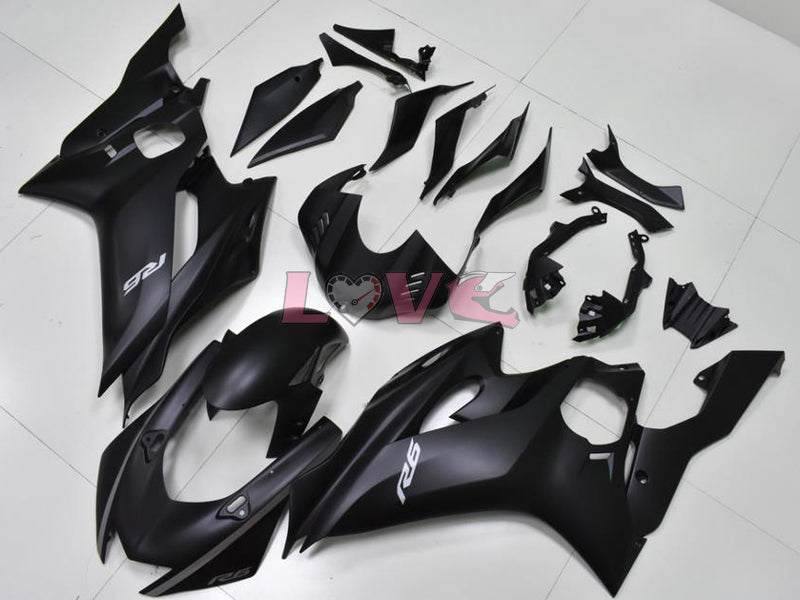 Factory Style - Black Matte Fairings and Bodywork For 2017-2022 YZF-R6 #LF7790