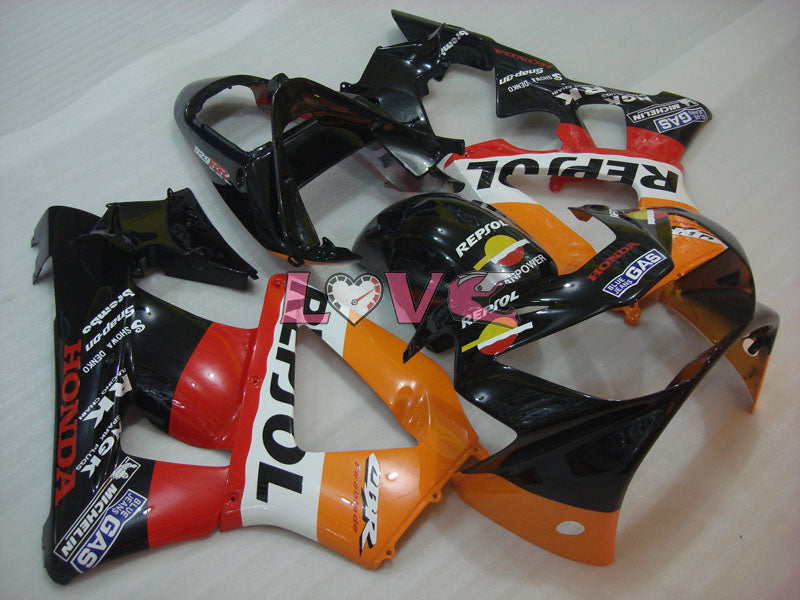 MICHELIN Repsol - Yellow Black Fairings and Bodywork For 2000-2001 CBR929RR #LF4480