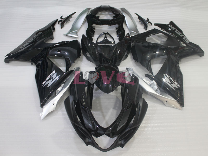 Factory Style - White Black Fairings and Bodywork For 2009-2016 GSX-R1000 #LF3790