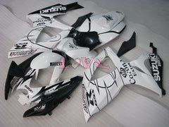 Corona - White Black Fairings and Bodywork For 2006-2007 GSX-R750 #LF6564