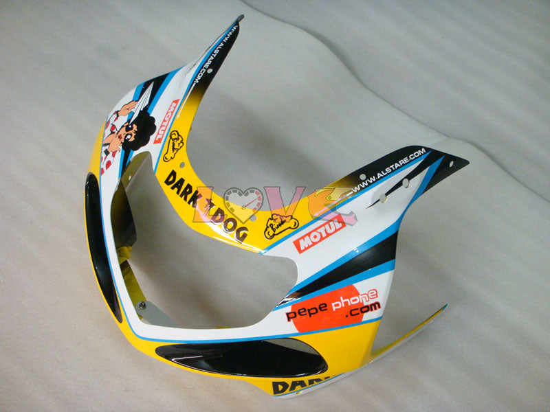 Dark Dog - Blue White Fairings and Bodywork For 2001-2003 GSX-R600 #LF4244