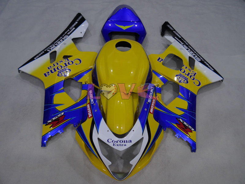 Corona MOTUL - Yellow Blue Fairings and Bodywork For 2004-2005 GSX-R600 #LF4095