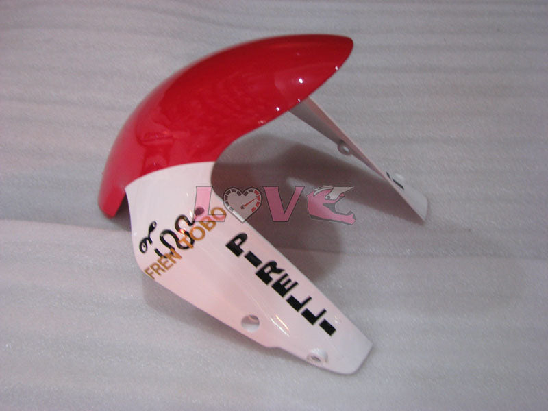 Unibat - Red White Fairings and Bodywork For 2009-2011 1198 #LF3106