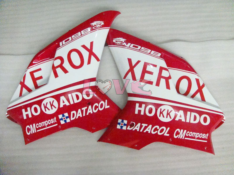 Xerox - Red White Black Fairings and Bodywork For 2007-2009 1098 #LF3133