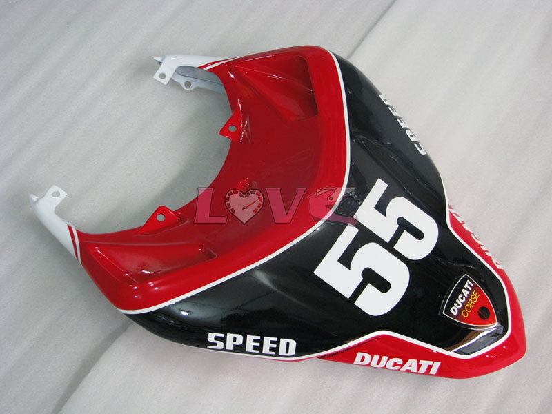 PIRELLI - Red White Black Fairings and Bodywork For 2007-2009 1098 #LF3128