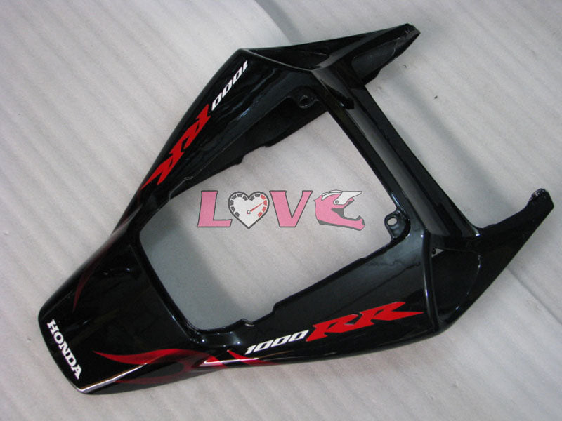 Flame - Red Black Fairings and Bodywork For 2006-2007 CBR1000RR #LF7235
