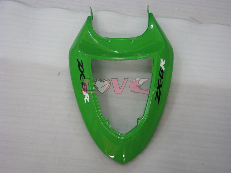 Factory Style - Green Black Fairings and Bodywork For 2005-2006 NINJA ZX-6R #LF6003