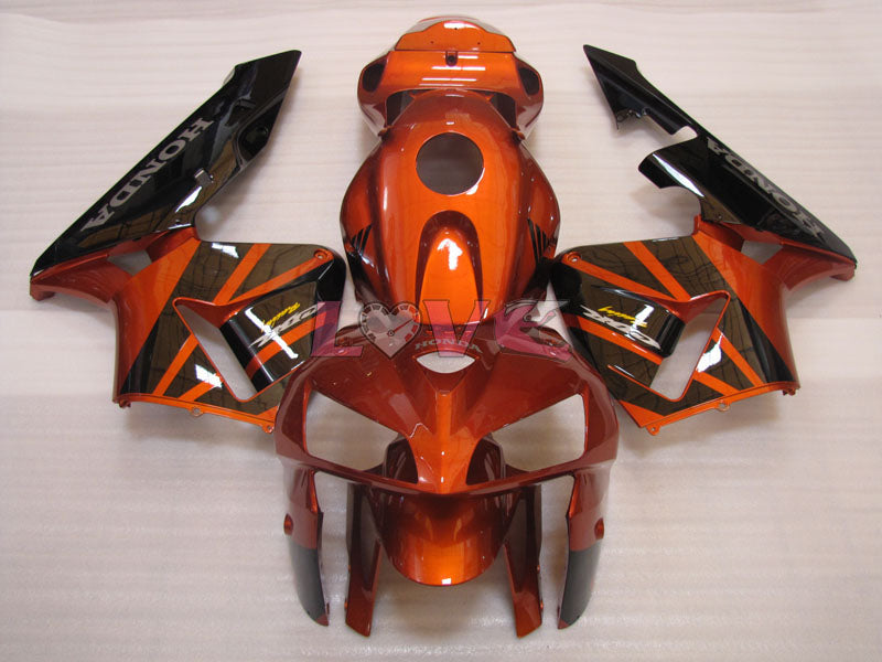 Factory Style - Orange Black Fairings and Bodywork For 2005-2006 CBR600RR #LF7527