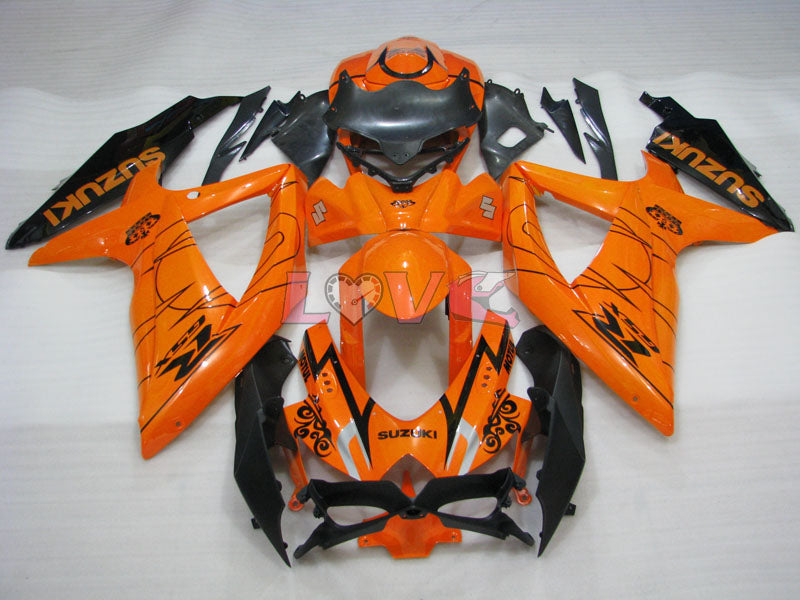 MOTUL - Orange Fairings and Bodywork For 2008-2010 GSX-R600 #LF3982
