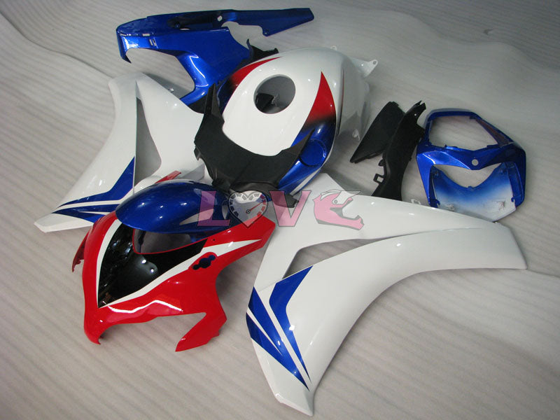 No sticker / decal Factory Style - Red Blue White Fairings and Bodywork For 2008-2011 CBR1000RR #LF4349