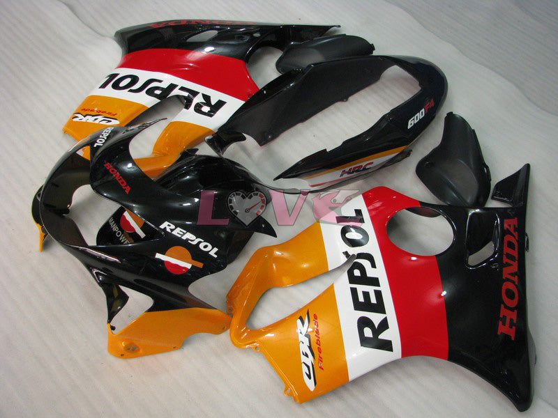 Repsol - Red Black Fairings and Bodywork For 1999-2000 CBR600F4 #LF7681