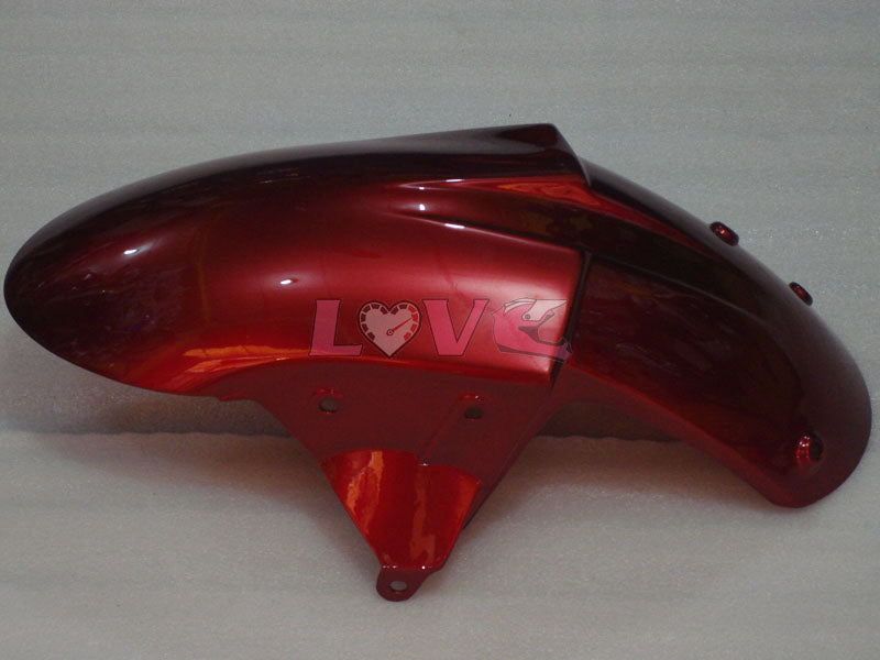Flame - Red Black Fairings and Bodywork For 2005-2006 NINJA ZX-6R #LF5995