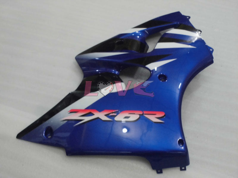 Factory Style - Blue White Black Fairings and Bodywork For 2000-2002 NINJA ZX-6R #LF3330