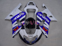 Factory Style - White Black Fairings and Bodywork For 2001-2003 GSX-R600 #LF4238