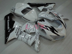 Corona - White Black Fairings and Bodywork For 2005-2006 NINJA ZX-6R #LF3308