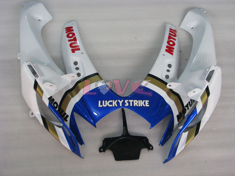 Lucky Strike MICHELIN MOTUL - Blue White Fairings and Bodywork For 2006-2007 GSX-R600 #LF6338