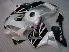 Factory Style - White Black Fairings and Bodywork For 2005-2006 CBR600RR #LF4427