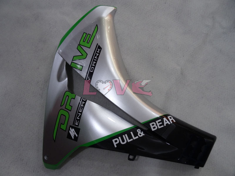 DRIVE - Green Silver Fairings and Bodywork For 2008-2011 CBR1000RR #LF4341