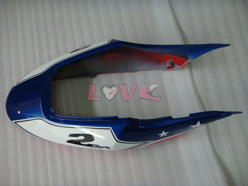 Castrol - Red Blue Fairings and Bodywork For 2004-2007 CBR600F4i #LF4506