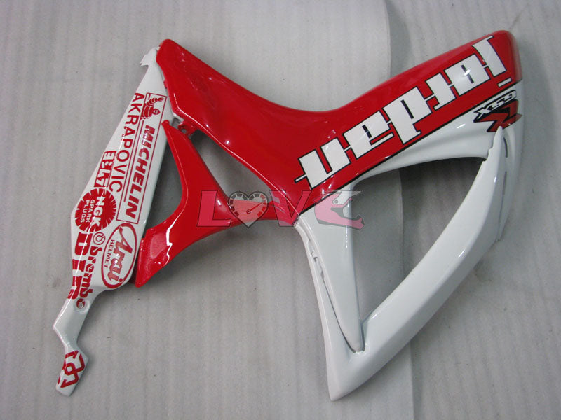 Jordan - Red White Fairings and Bodywork For 2006-2007 GSX-R750 #LF6534