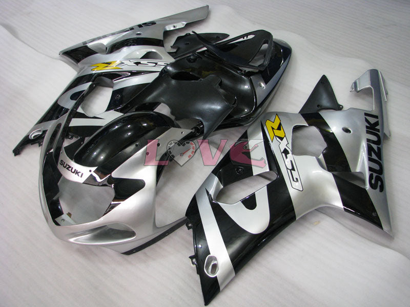 Factory Style - Black Grey Fairings and Bodywork For 2000-2003 GSX-R750 #LF6716