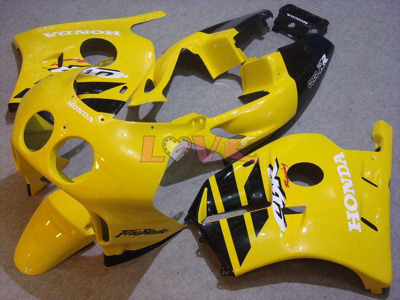 Fireblade - Yellow Black Fairings and Bodywork For 1990-1994 CBR250RR #LF5012